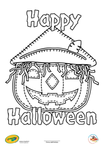 Crayola Coloring on Ah Halloween Divertiti A Colorare La Zucca Con Crayola E Filastrocche