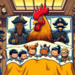 Un’ora dorme il gallo