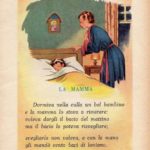 Dormiva nella culla un bel bambino