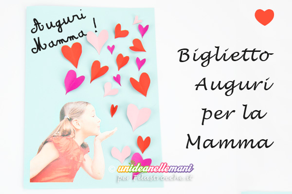 Biglietto Per La Festa Della Mamma Con Cuoricini Volanti Filastrocche It