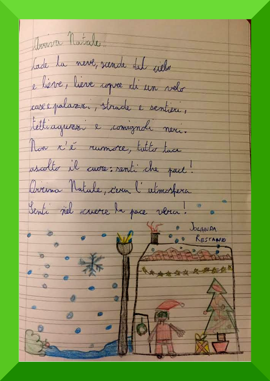 Poesie Di Natale Sulla Pace Per Bambini.Arriva Natale Di Jolanda Restano Natale Su Filastrocche