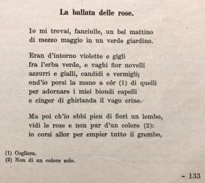 La ballata delle rose