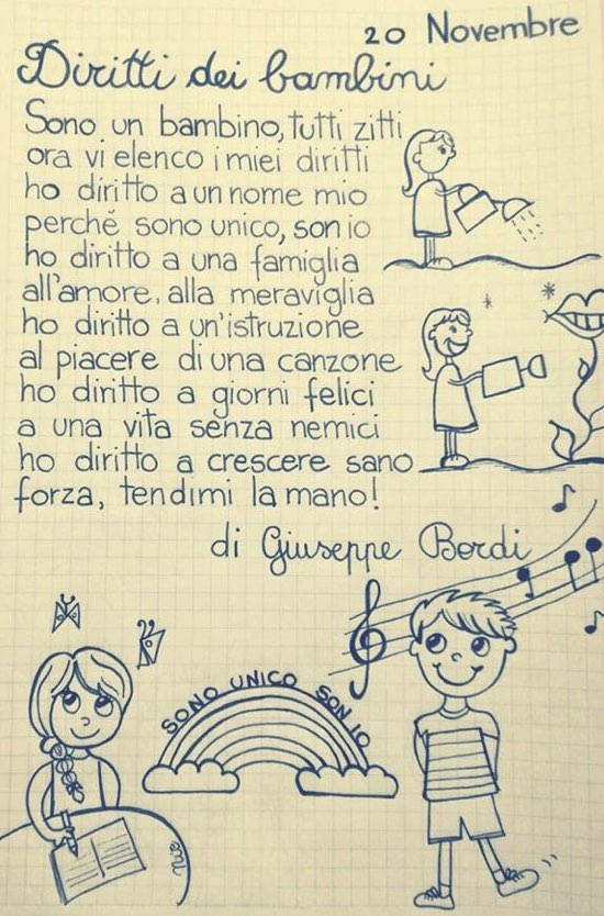 Poesie Di Natale Per Bambini Di Scuola Materna.Diritti Dei Bambini Una Filastrocca Di Giuseppe Bordi In Filastrocche It