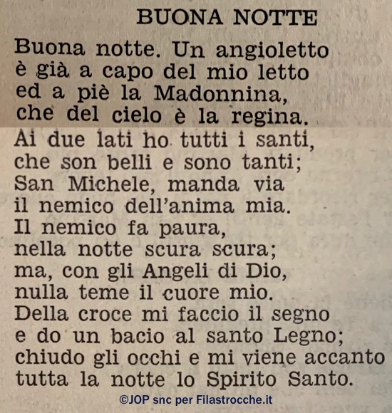 Buona Notte Poesia Di Di Teresa Romei Correggi In Filastrocche It