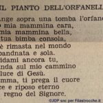 Il pianto dell’orfanella