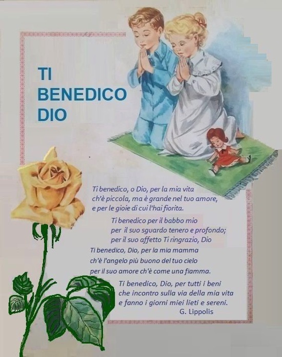 Ti benedico Dio Ti benedico Dio