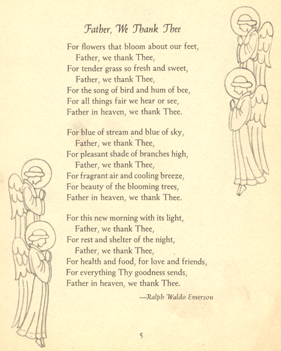 We Thank Thee We Thank Thee