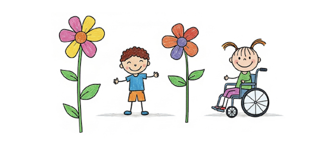 Un parco con un giardino meraviglioso