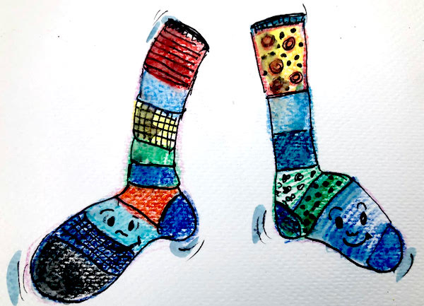 Filastrocca dei calzini spaiati