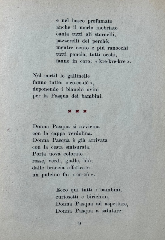 La filastrocca della primavera La filastrocca della primavera