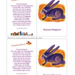 Biglietto d’Auguri di Pasqua – Coniglietto con la Filastrocca Buona Pasqua