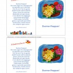 Biglietto d’Auguri di Pasqua – Fiori con la Filastrocca Buona Pasqua