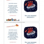 Biglietto d’Auguri per la Festa della Mamma – Ufo con la Filastrocca del poeta