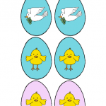 Decorazione di Pasqua – Uova per l’Albero, Animaletti colorati