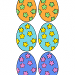 Decorazione di Pasqua – Uova per l’Albero, Fiori colorati