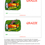 Biglietto di Ringraziamento generico – Aeroplano