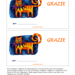 Biglietto di Ringraziamento generico – Gatto