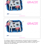 Biglietto di Ringraziamento generico – Mucca