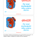 Biglietto di Ringraziamento per la Nostra Festa – Draghetto