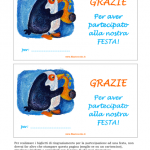 Biglietto di Ringraziamento per la Nostra Festa – Pinguino