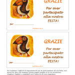 Biglietto di Ringraziamento per la Nostra Festa – Tucano
