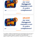Biglietto di Ringraziamento per il Nostro Compleanno – Gatto