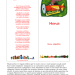 Cose utili – Menù, Aeroplanino