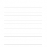 Cose utili – Carta da Lettera, Fiori (con le righe, per bimbi piccoli)