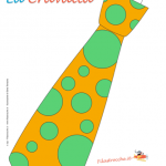 Idea Regalo Festa del Papà – Cravatta gialla a pois verdi