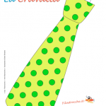 Idea Regalo Festa del Papà – Cravatta gialla a pois piccoli verdi