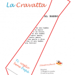 Idea Regalo Festa del Papà – Cravatta con la filastrocca “Al Babbo”