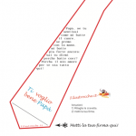 Idea Regalo Festa del Papà – Cravatta con la filastrocca “Papà”