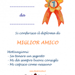 Diploma – Per il Miglior Amico