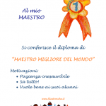 Diploma – Per il Maestro