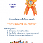 Diploma  – Per il Professore