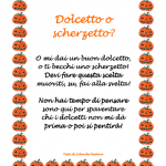 Idea Regalo per Halloween – Poesia in Cornice, “Dolcetto o scherzetto?”