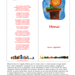 Cose utili – Menù, Vaso con fiore