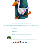 Invito da appendere Festa di Compleanno – Oca