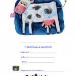 Invito da appendere per le tue Feste – Mucca