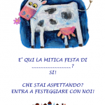 Invito a entrare per le tue Feste – Poster Mucca