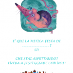 Invito a entrare per le tue Feste – Poster Topolino