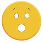 Maschera di Carnevale – Emoticon Stupito