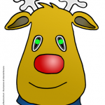 Maschera di Natale – Renna