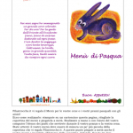 Cose utili – Menù di Pasqua, Coniglietto