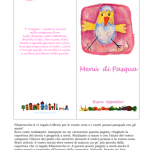 Cose utili – Menù di Pasqua, Pulcino su sfondo rosa