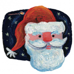 Addobbi di Natale – Ghirlanda, Babbo Natale