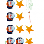 Gioco – Tris di Natale con pedine Babbo Natale e Stella