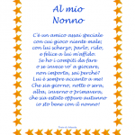 Idea Regalo – Poesia in Cornice, Stelline, “Al mio Nonno”