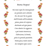 Idea Regalo per Pasqua – Poesia in Cornice, “Buona Pasqua”
