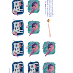 Gioco – Tris con pedine Mucca e Topo